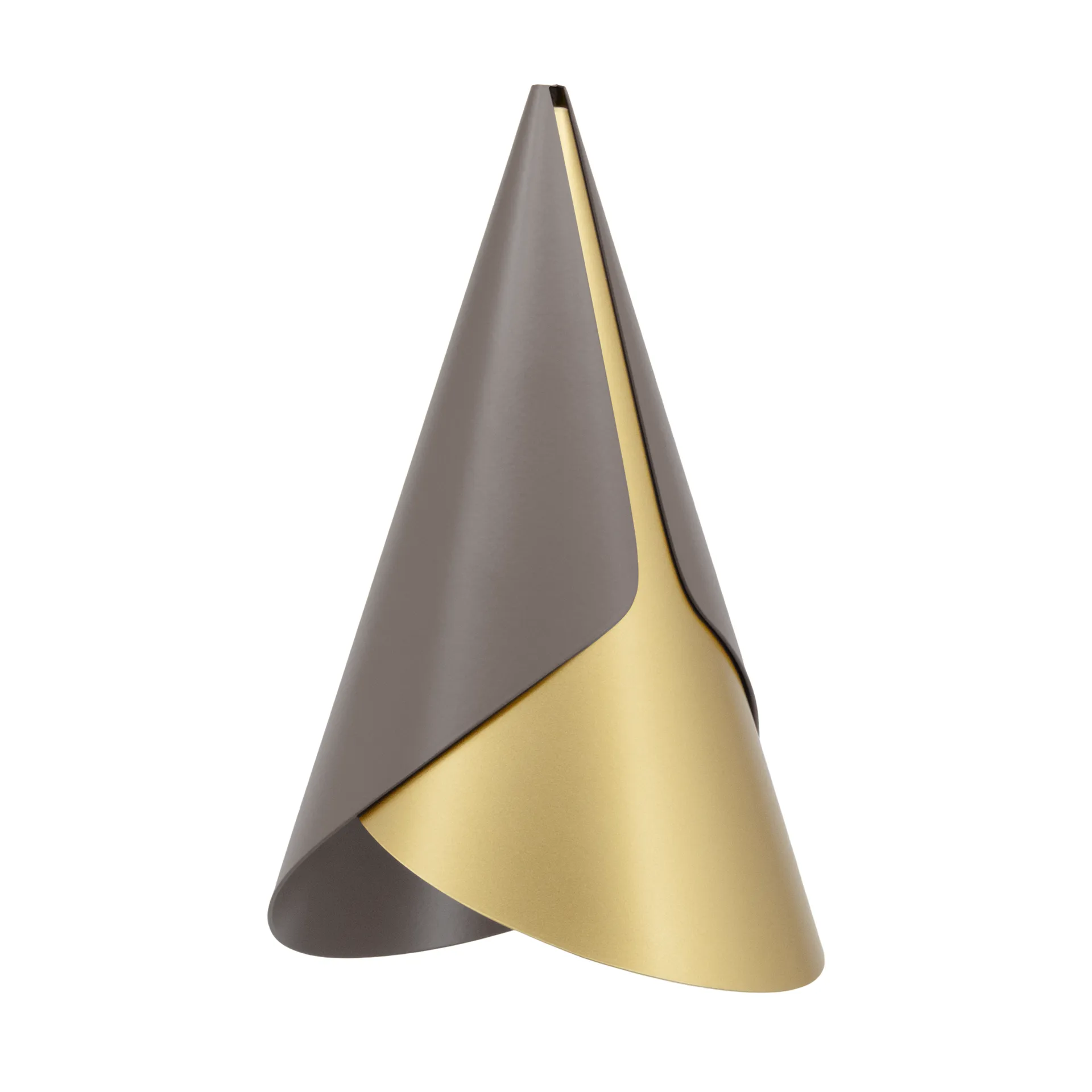 Cornet lampshade, Umbre-brass Umage