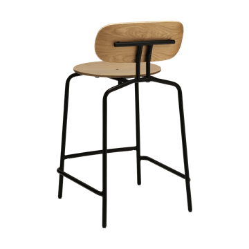 Curious barstool 65 cm - Oak-black - Umage