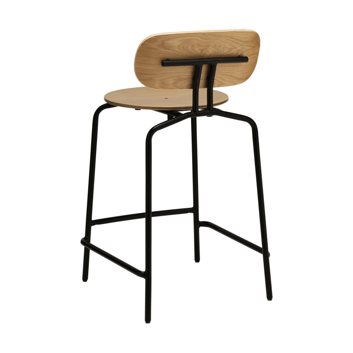 Curious barstool 65 cm, Oak-black Umage