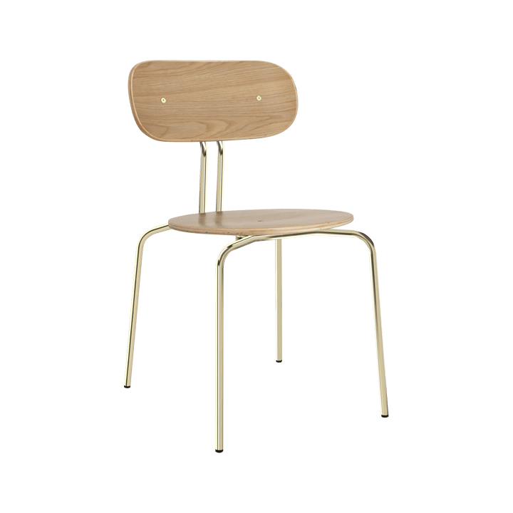 Curious chair - Oak-brass legs - Umage