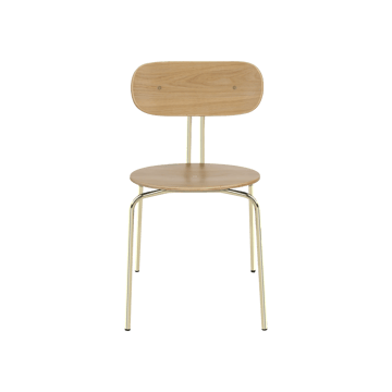 Curious chair - Oak-brass legs - Umage