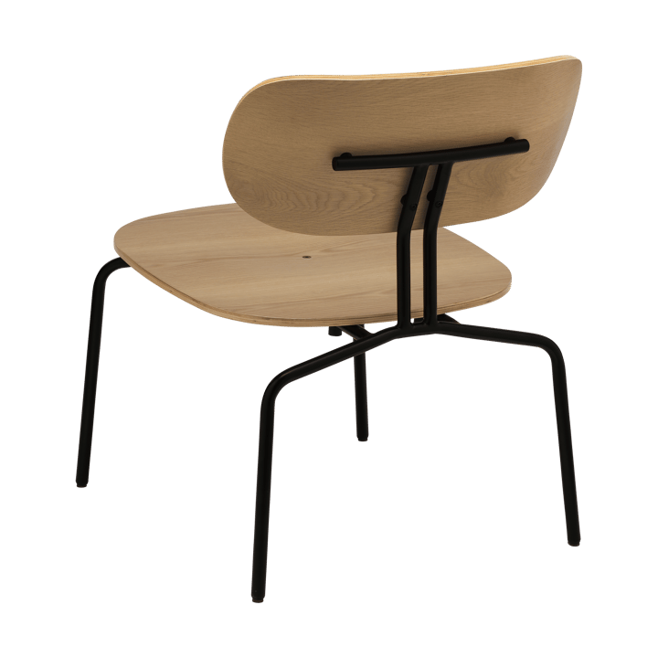 Curious lounge chair, Oak-black Umage