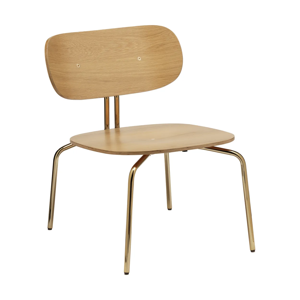 Umage Curious lounge chair Oak-brass | Scandinavian Design | Chairs | Beige