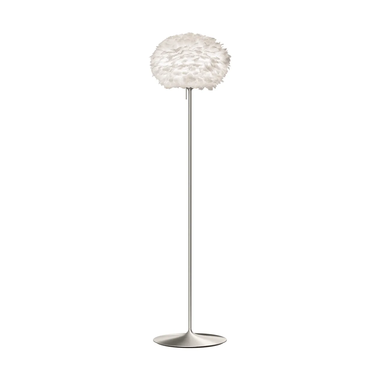 Umage Eos floor lamp medium White-brushed steel | Scandinavian Design | Floor lamps | White