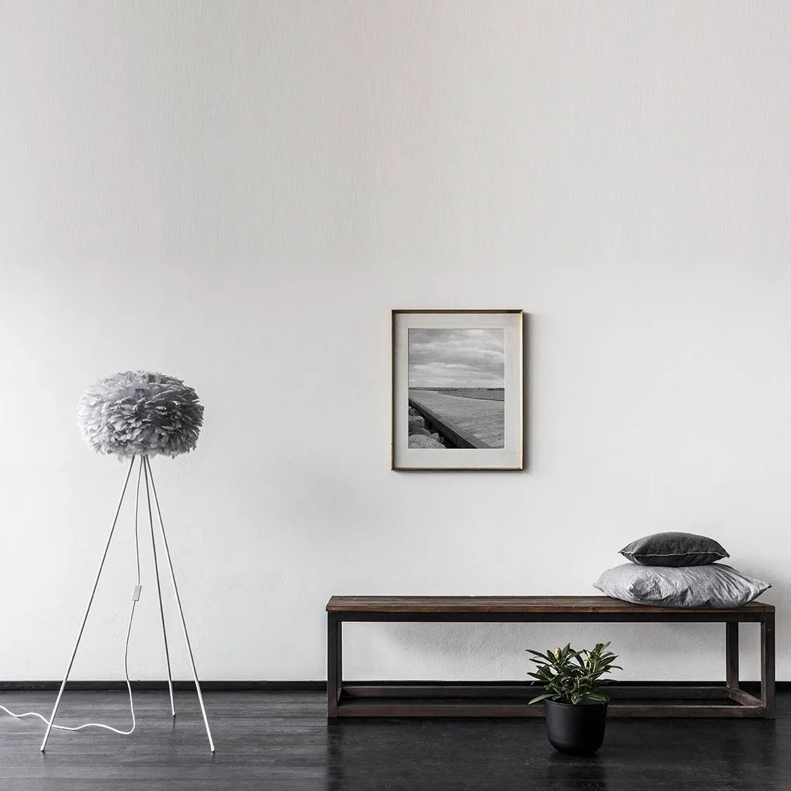 Eos lamp shade grey, small Ø 45 cm Umage