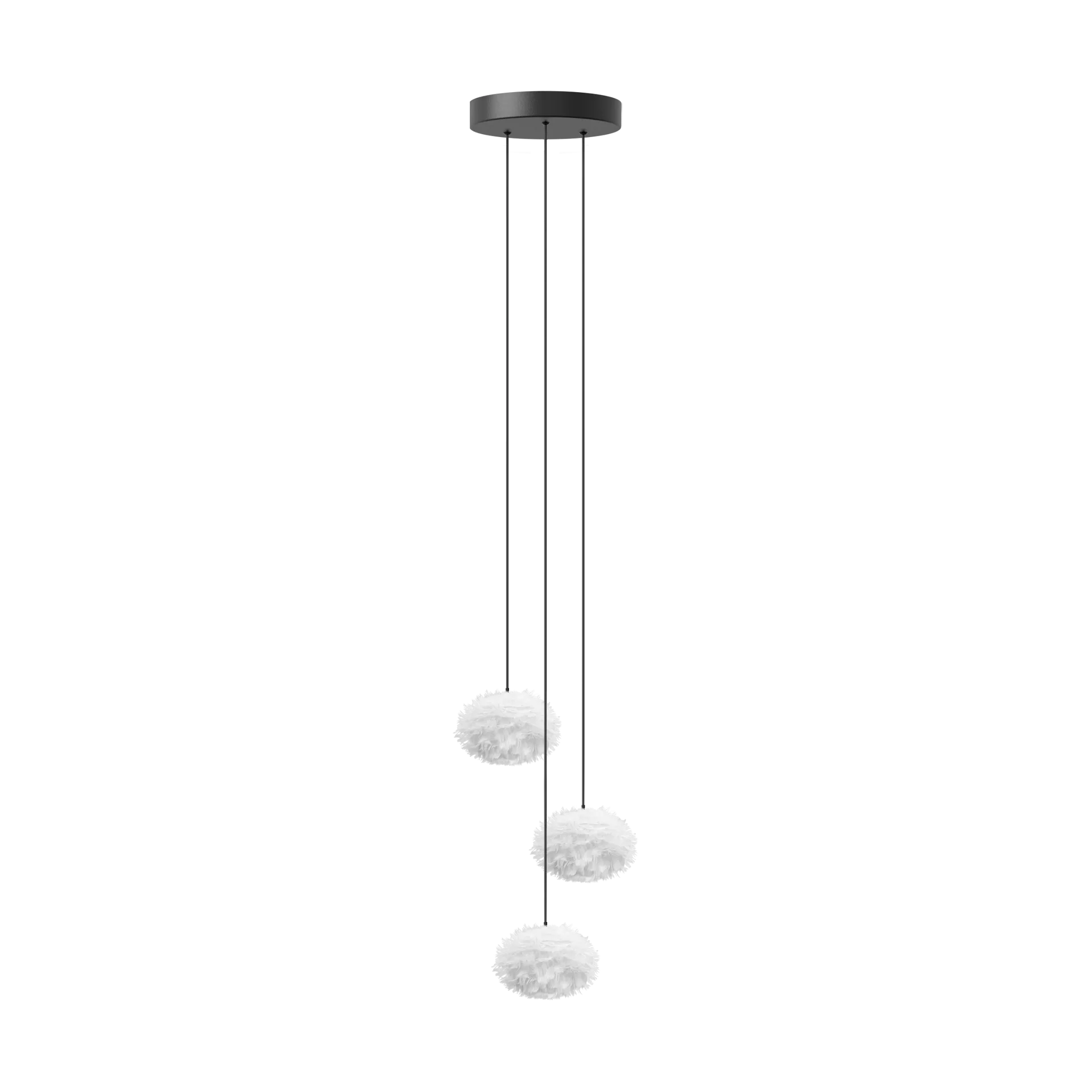 Eos Nano pendant, White, cluster 3 Umage