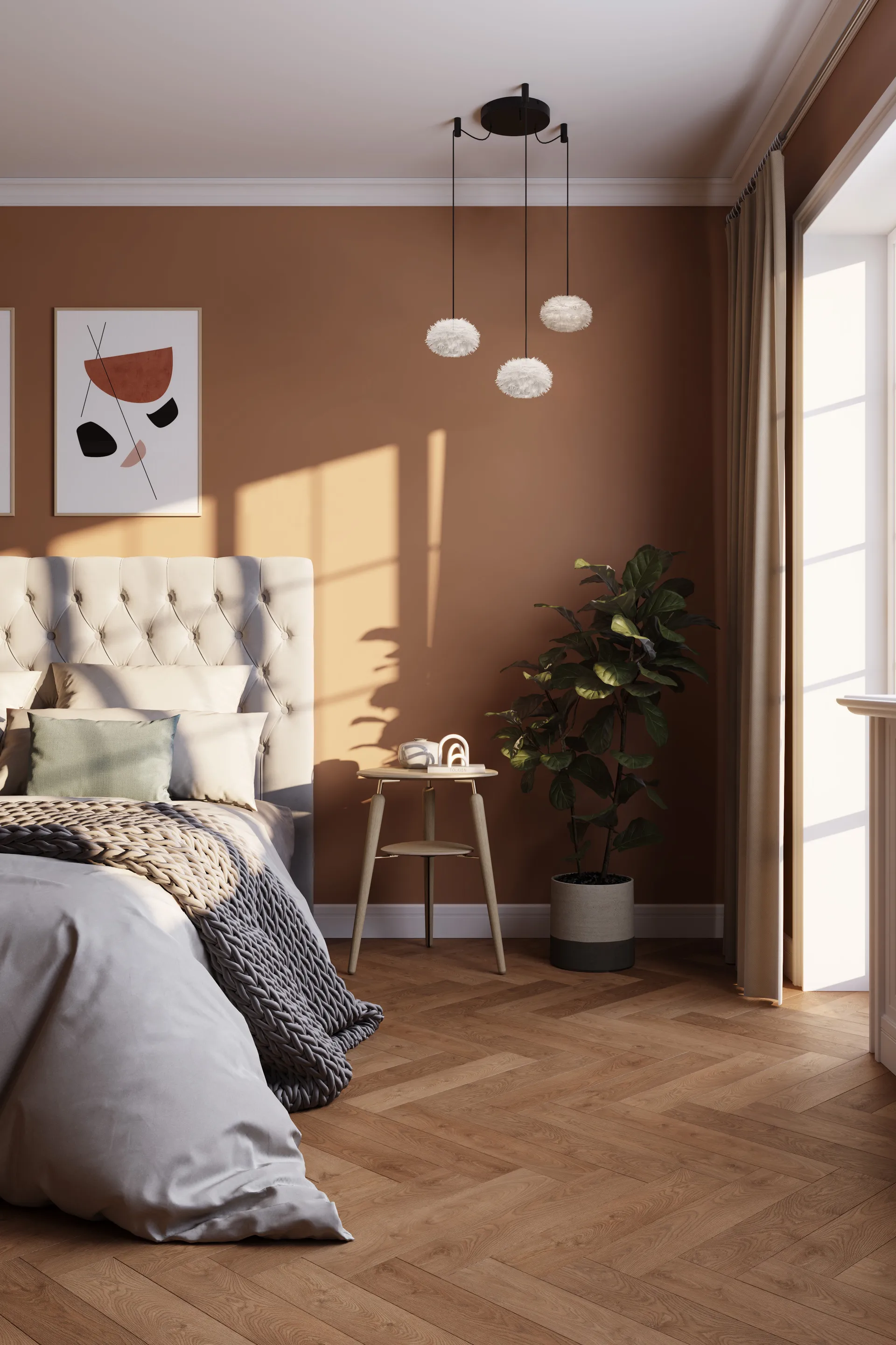 Eos Nano pendant, White, cluster 3 Umage