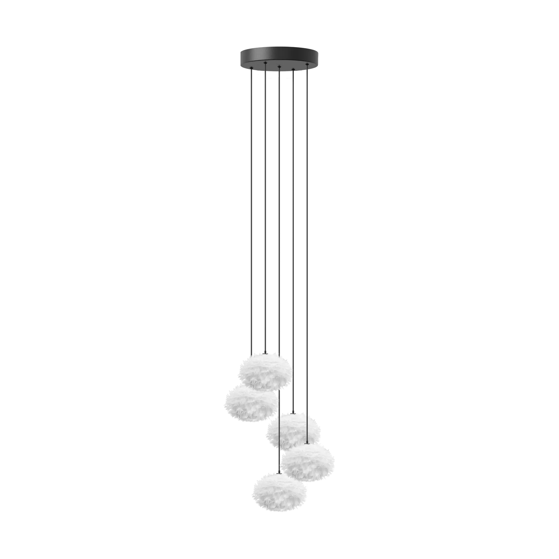 Eos Nano pendant, White, cluster 5 Umage