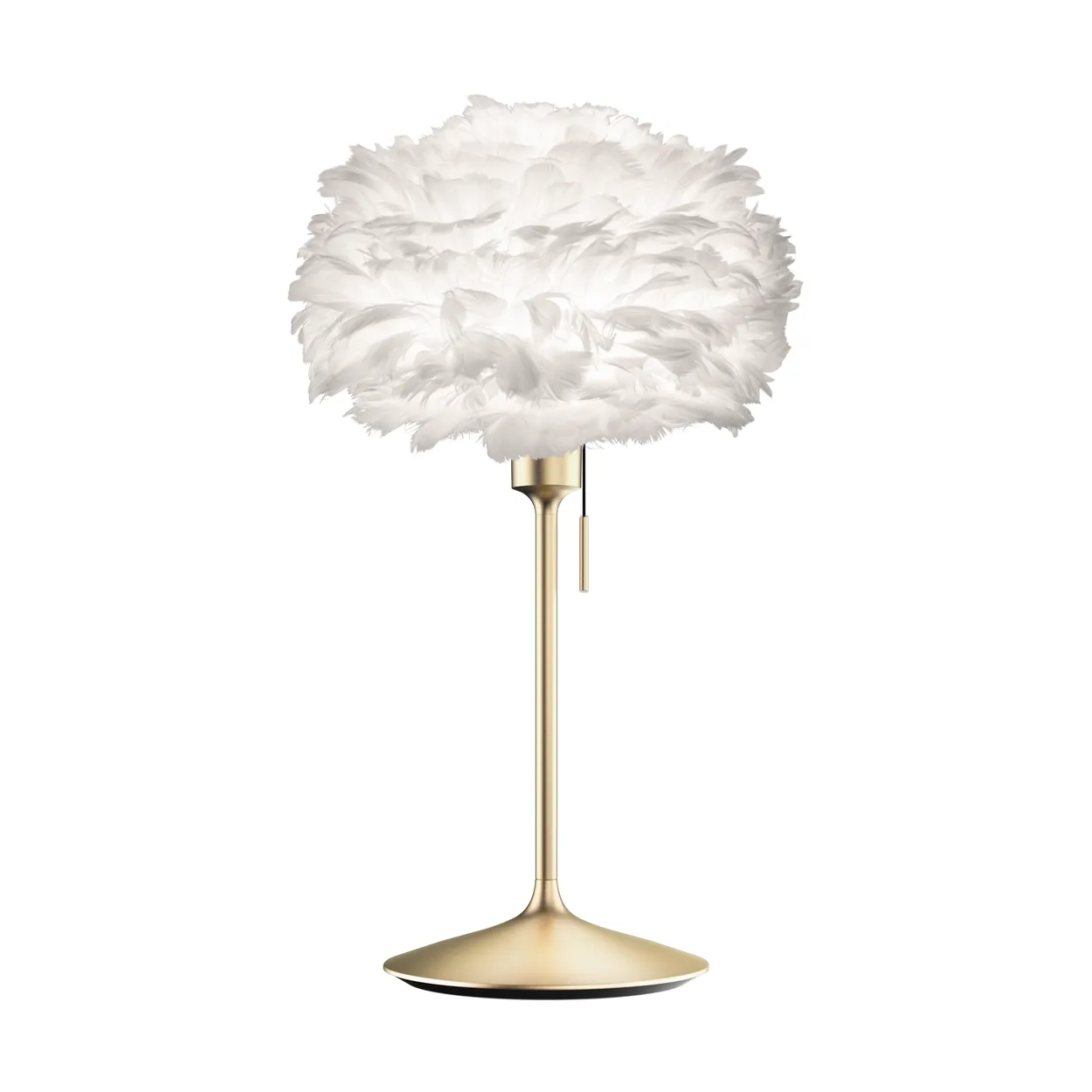 Umage Eos table lamp mini White-Brushed brass | Scandinavian Design | Desk & table lamps | White