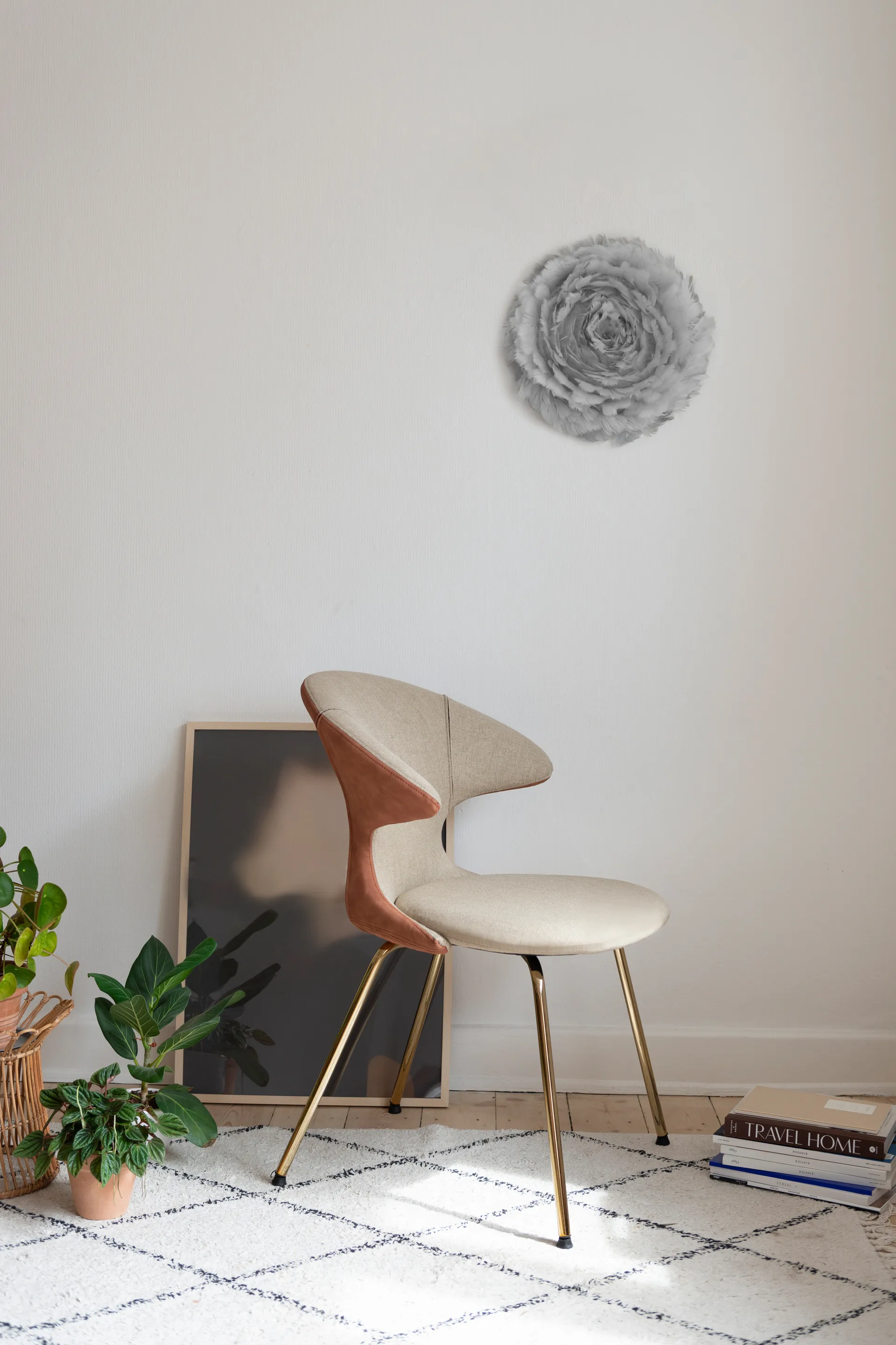 Eos Up ceiling lamp grey, 45 cm Umage