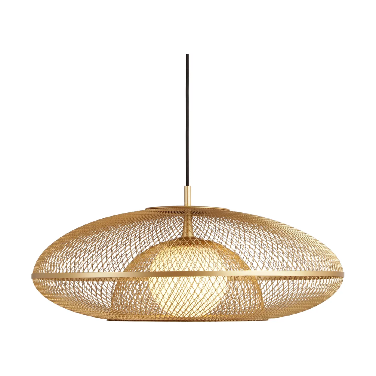Umage Faraday lamp brushed brass Large o60,4 | Scandinavian Design | Pendant lamps | Gold-coloured