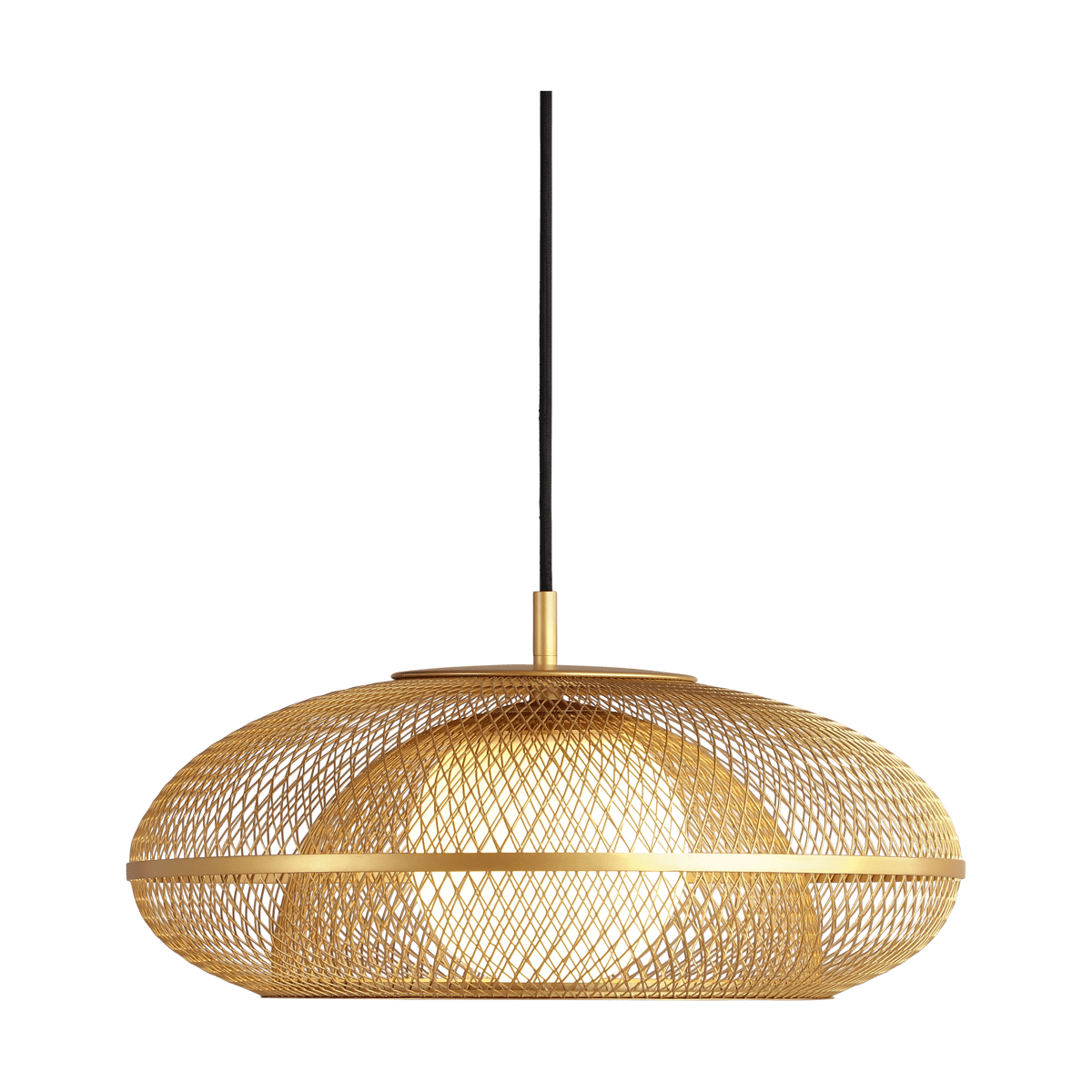 Umage Faraday lamp brushed brass Medium Ø45 | Scandinavian Design | Pendant lamps | Gold-coloured