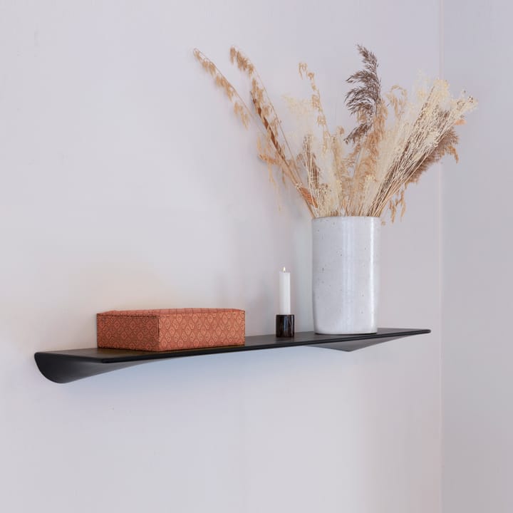Flow shelf 98 cm, dark ash Umage