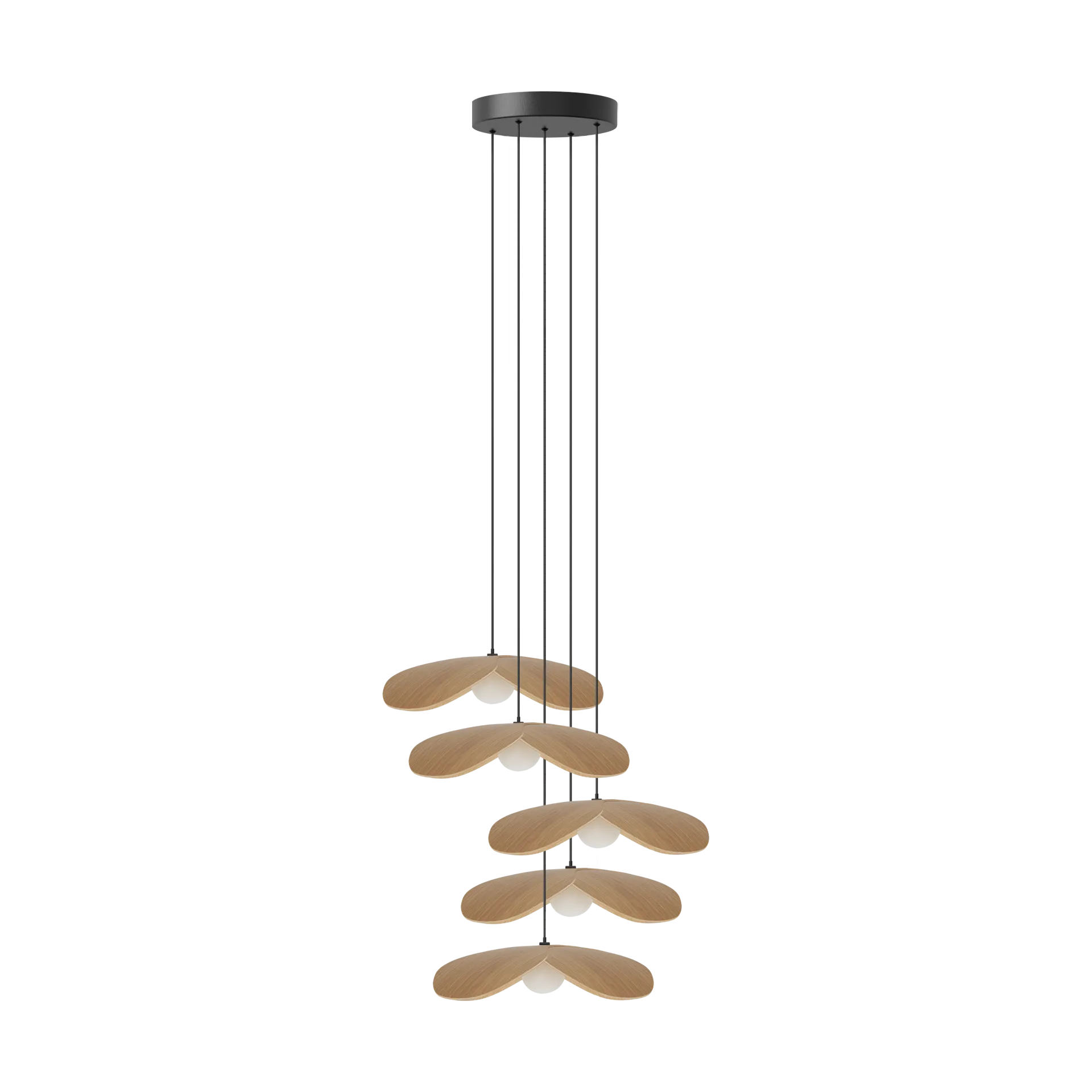 Forget Me Not pendant medium, Oak-cluster 5 Umage