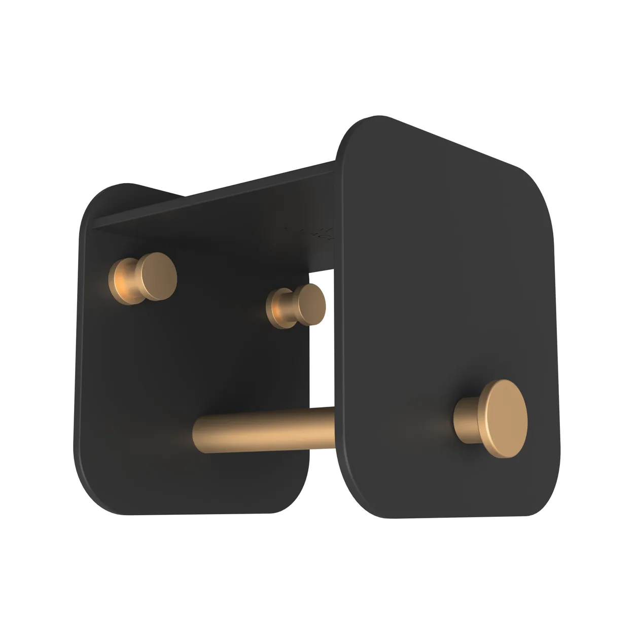 Umage Hang in There wall hanger Black-brass | Scandinavian Design | Clothes hooks & hangers | Black