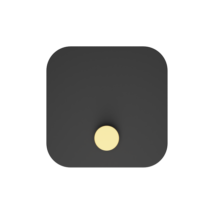 Hang in There wall hanger, Black-brass Umage