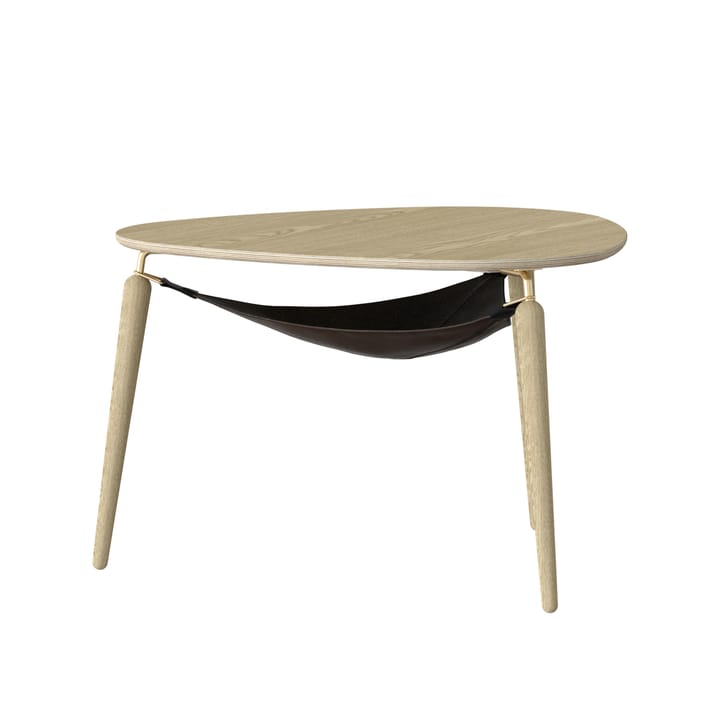 Hang Out coffee cup table - Oak-bronze - Umage