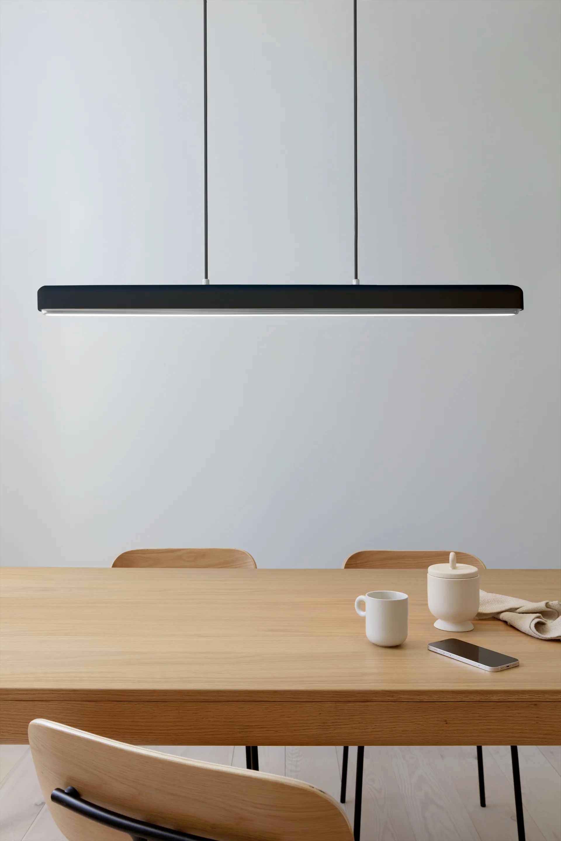 Hazel branch ceiling lamp, Black-steel Umage