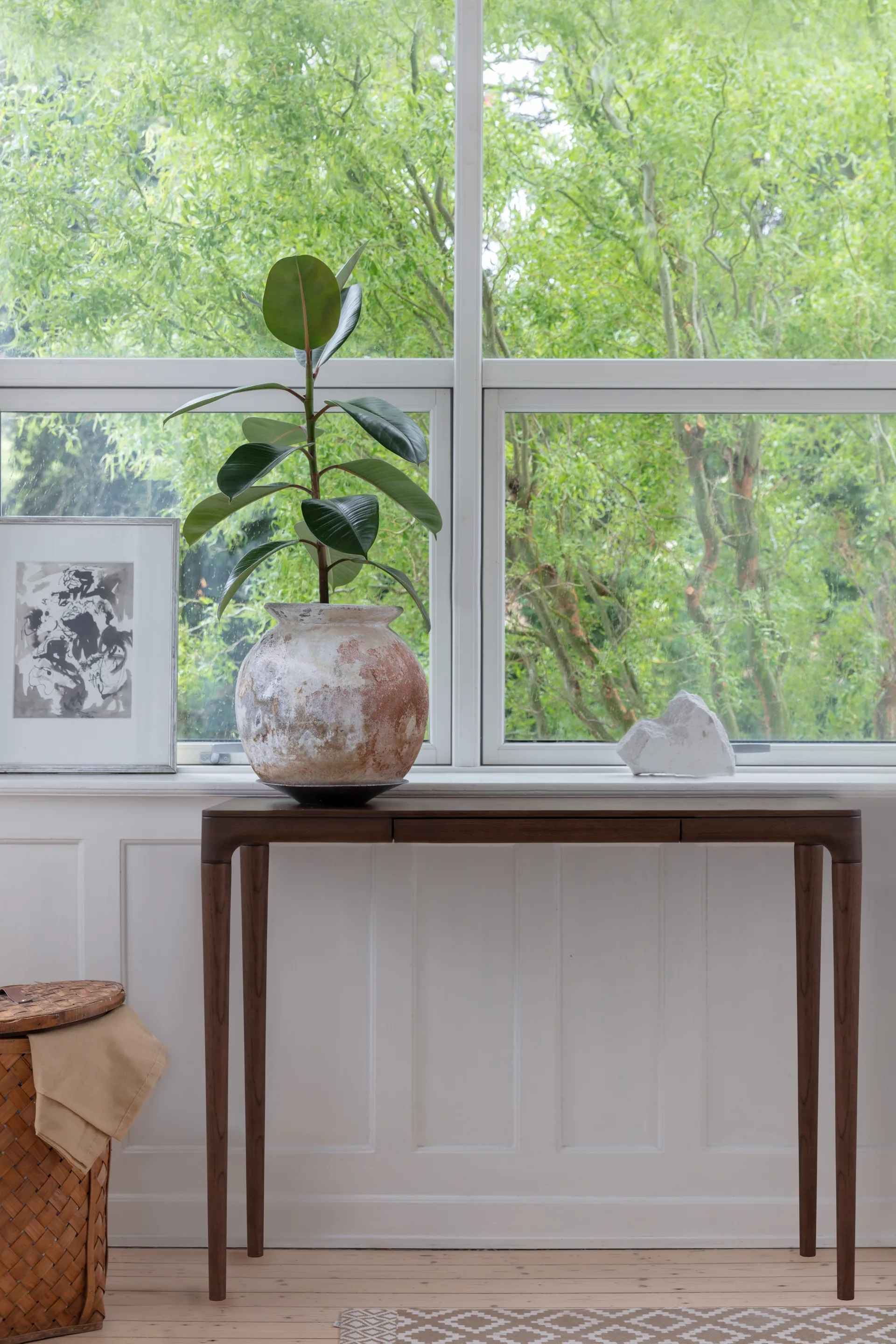 Heart'n'Soul console table 110 cm, Dark oak Umage