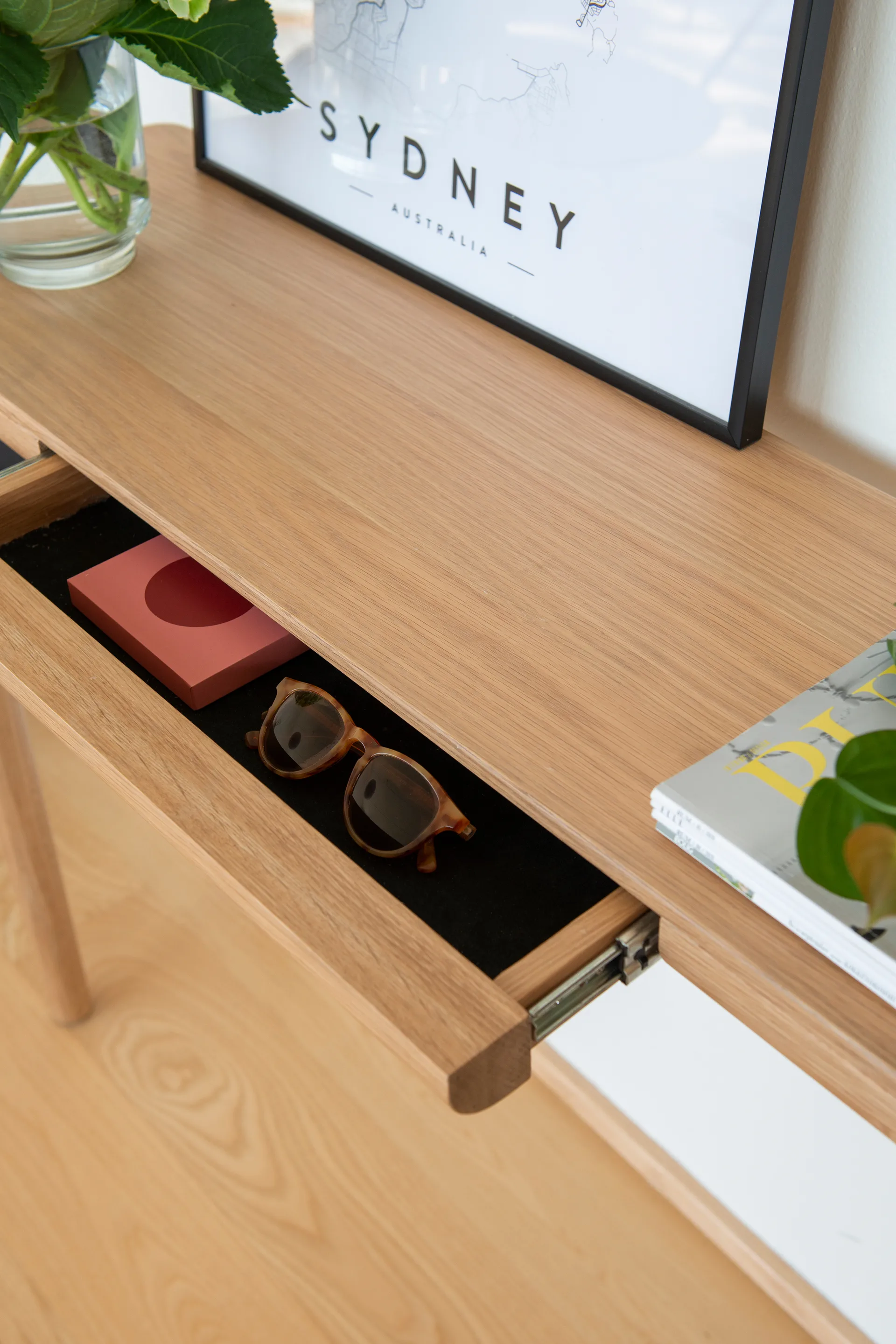 Heart'n'Soul console table 110 cm, Oak Umage