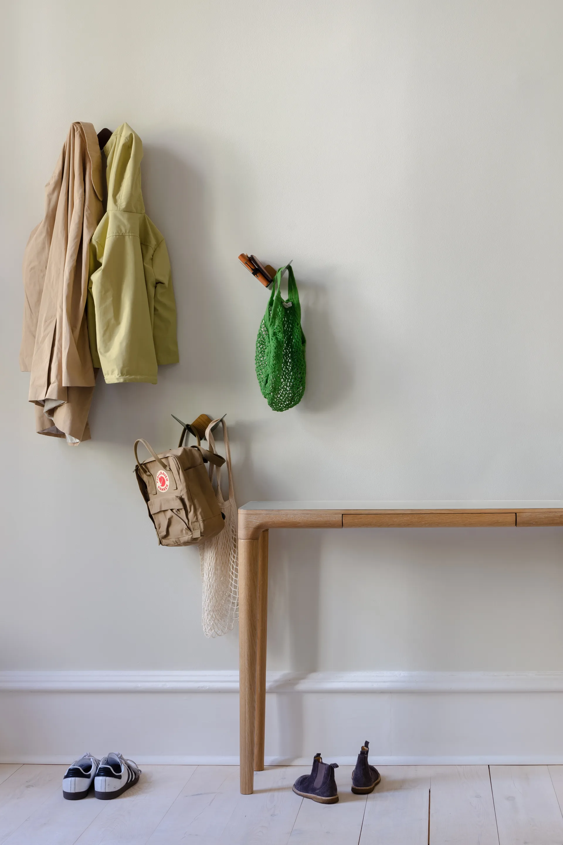 Heart'n'Soul console table 120 cm, Oak-cloud grey Umage