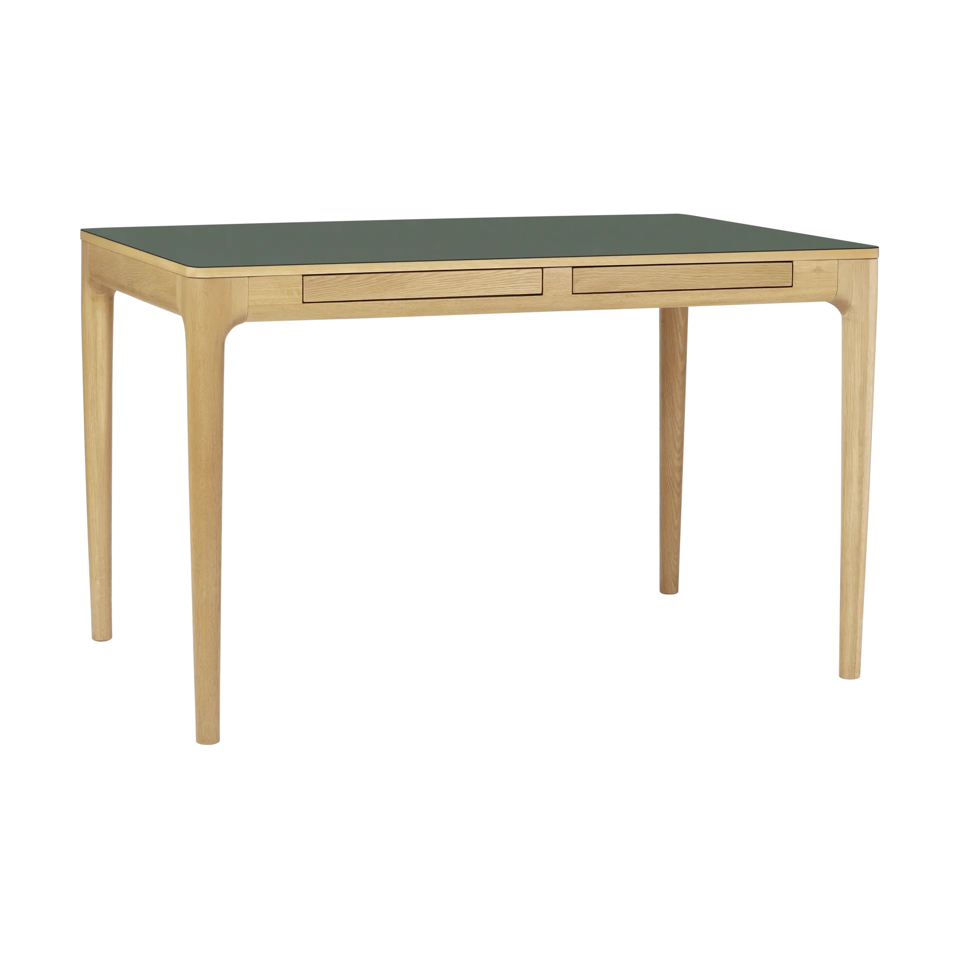Heart'n'Soul desk 80x120 cm, Oak-Fenix Moss Green Umage