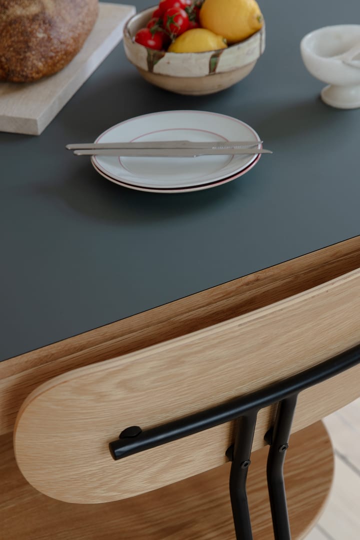 Heart'n'Soul dining table 90x120 cm, Oak-moss green Umage