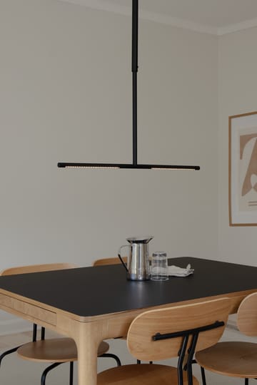 Heart'n'Soul dining table 90x120 cm - Oak-obsidian black - Umage