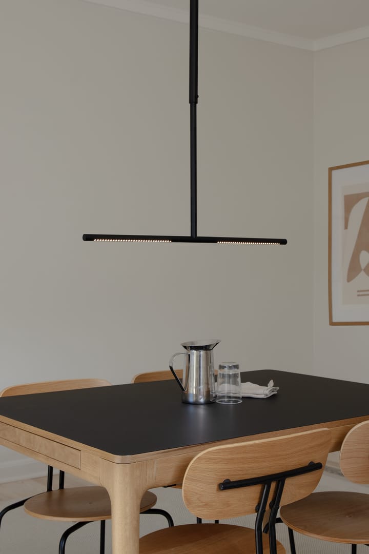 Heart'n'Soul dining table 90x120 cm, Oak-obsidian black Umage