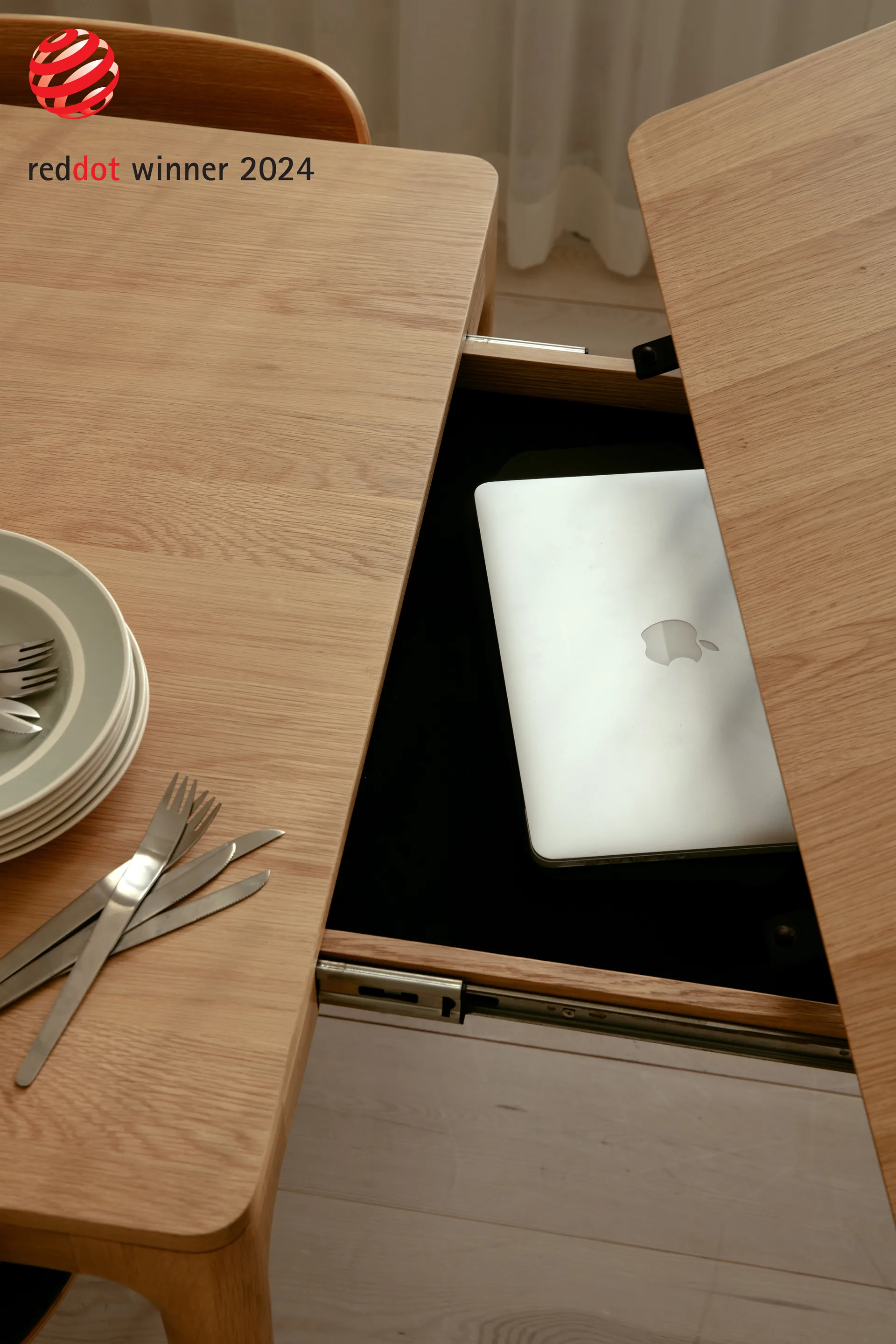 Heart'n'Soul dining table 90x120 cm, Oak Umage