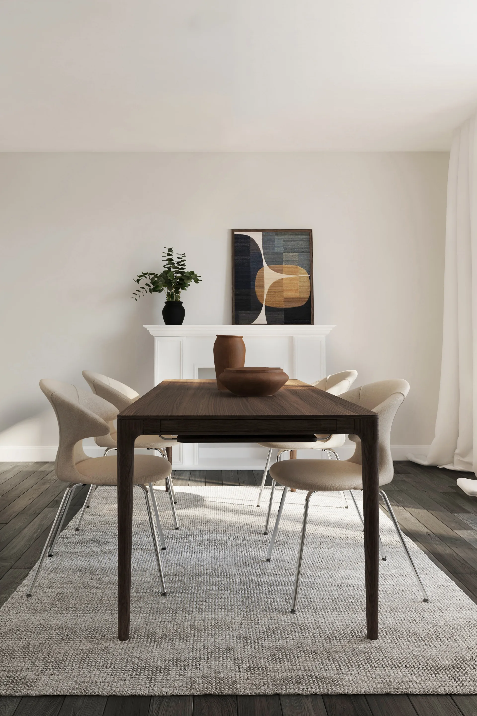 Heart'n'Soul dining table 90x200 cm, Dark oak Umage