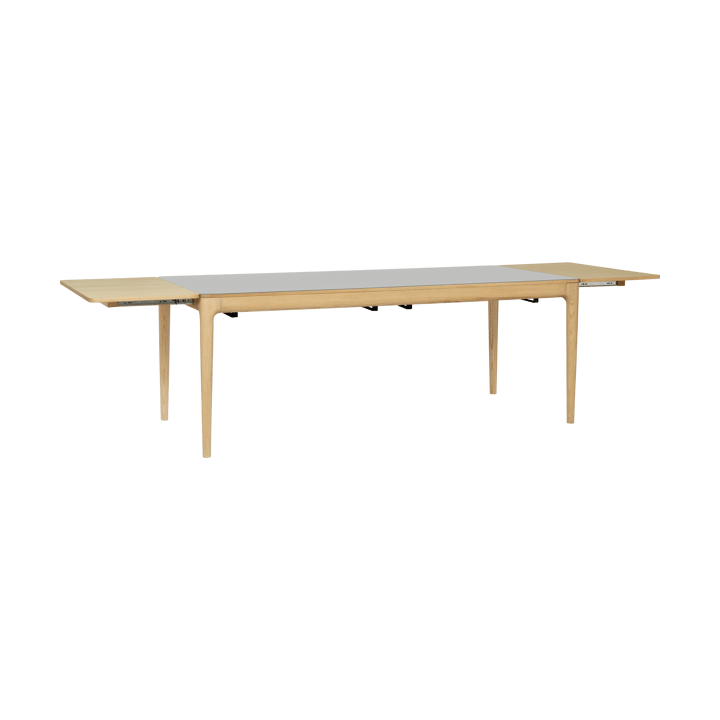 Heart'n'Soul dining table 90x200 cm, Oak-cloud grey Umage