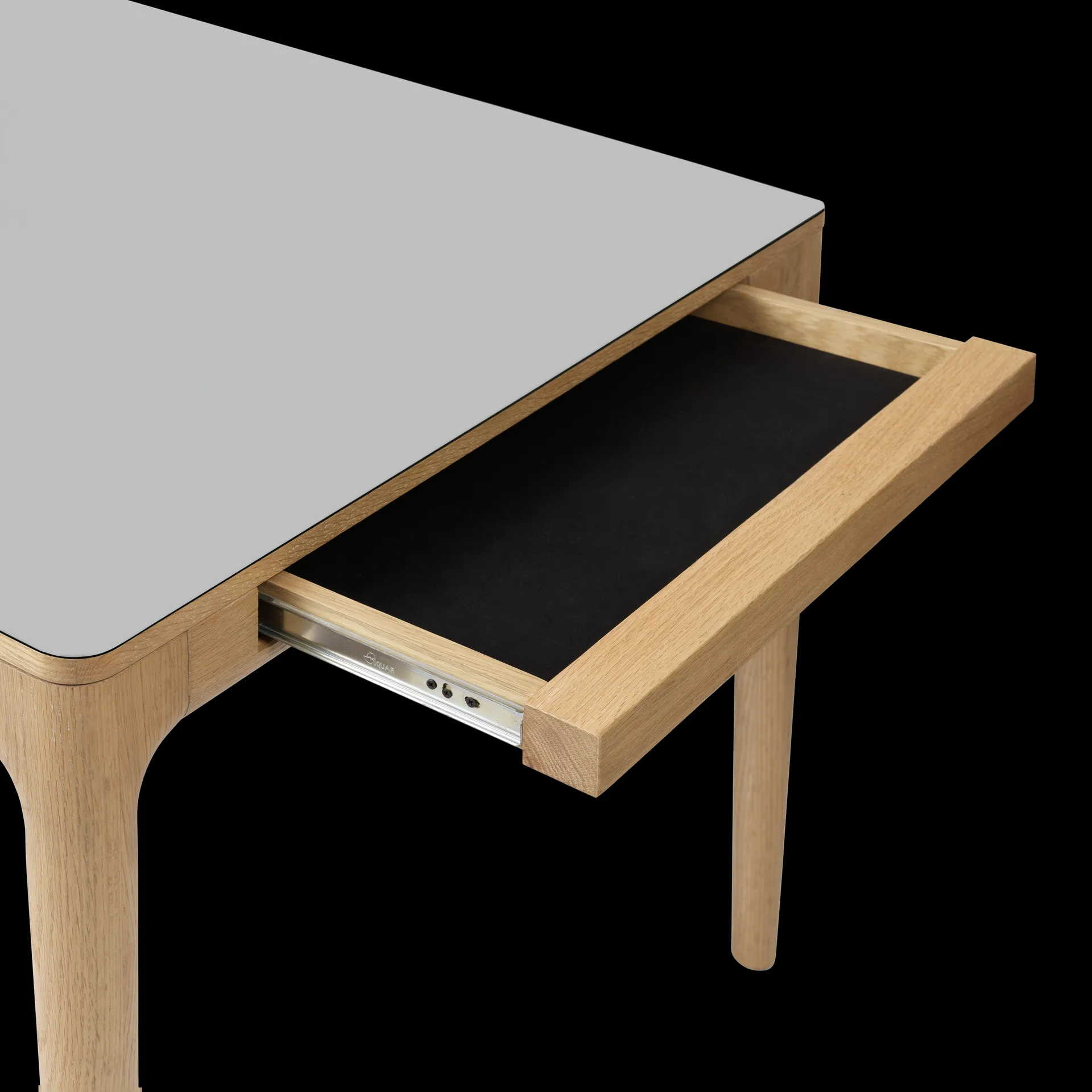 Heart'n'Soul dining table 90x200 cm, Oak-cloud grey Umage
