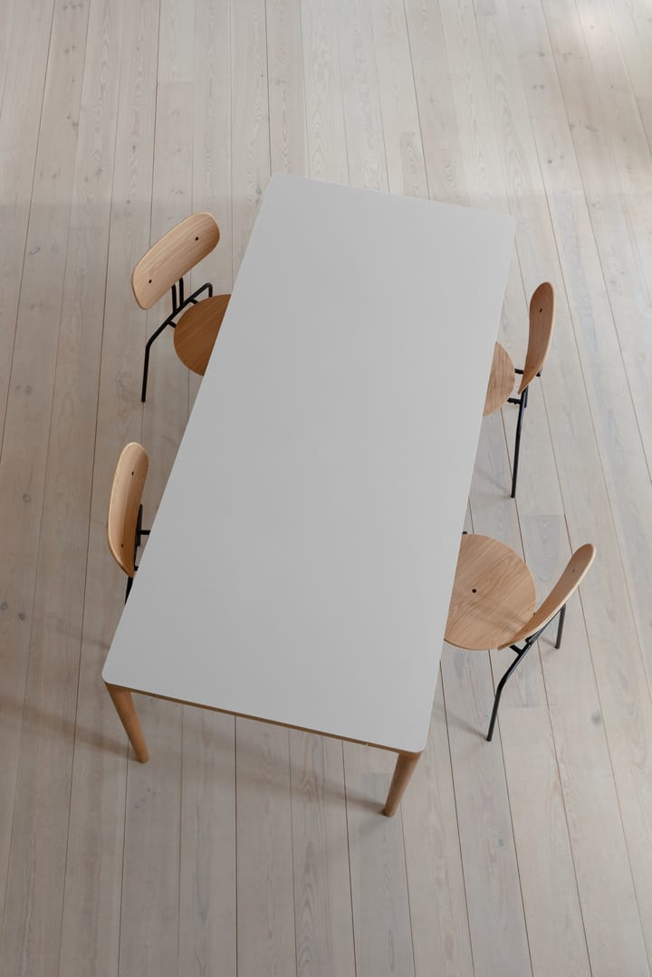 Heart'n'Soul dining table 90x200 cm, Oak-cloud grey Umage