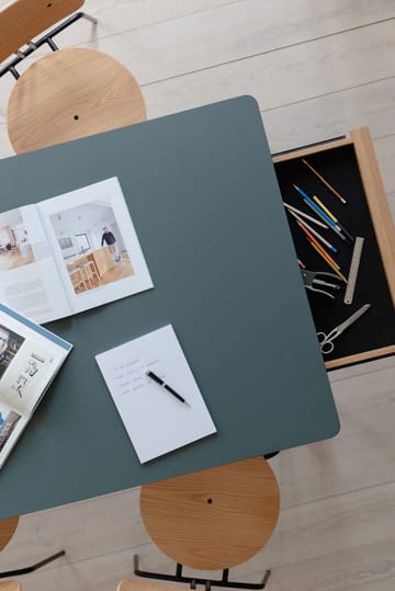 Heart'n'Soul dining table 90x200 cm - Oak-moss green - Umage
