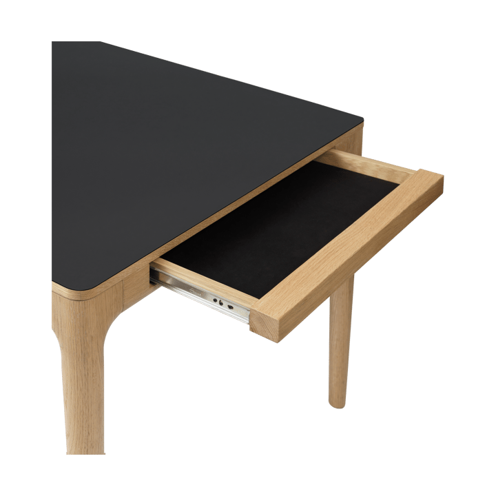 Heart'n'Soul dining table 90x200 cm, Oak-obsidian black Umage