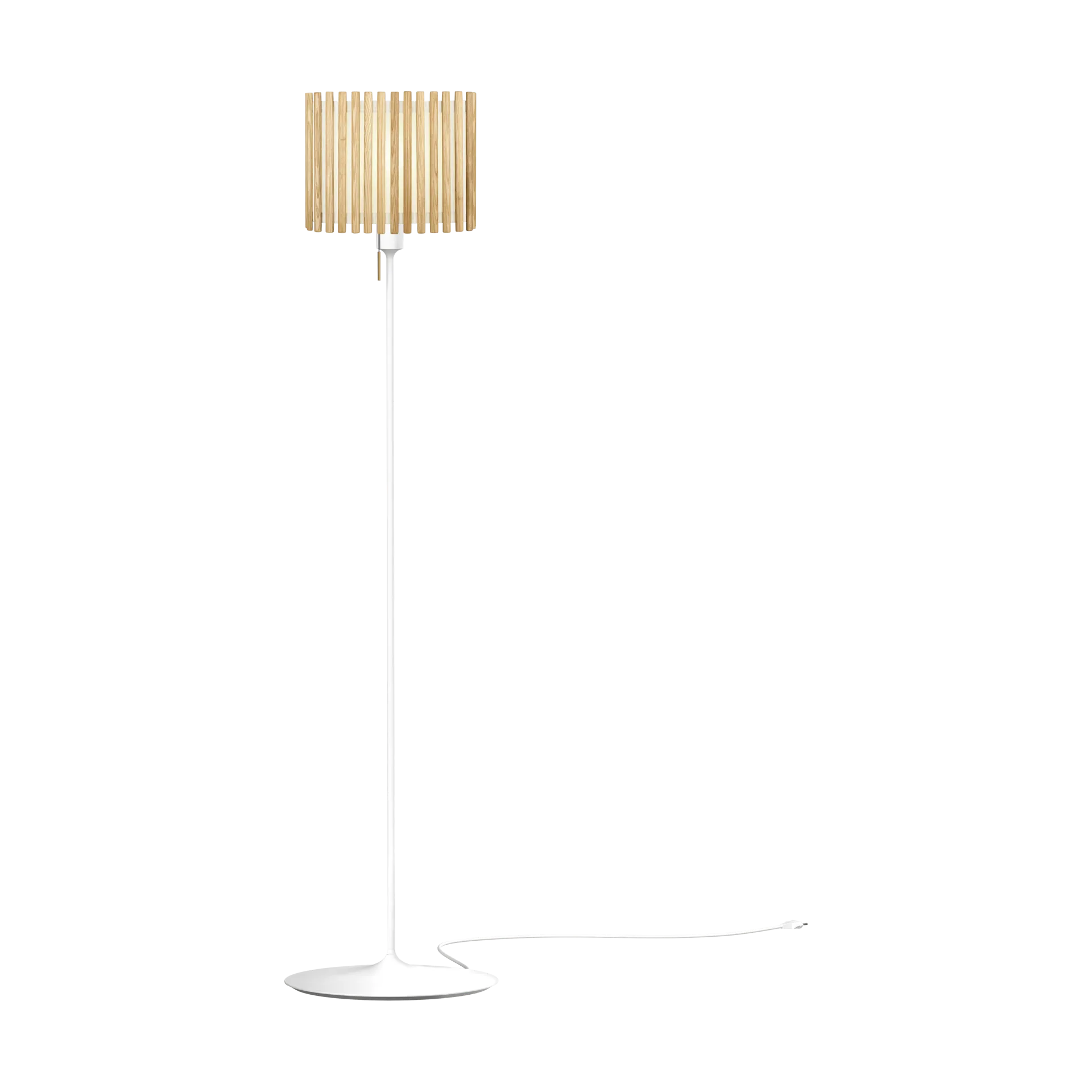 Komorebi floor lamp medium, Rectangular oak-white Umage