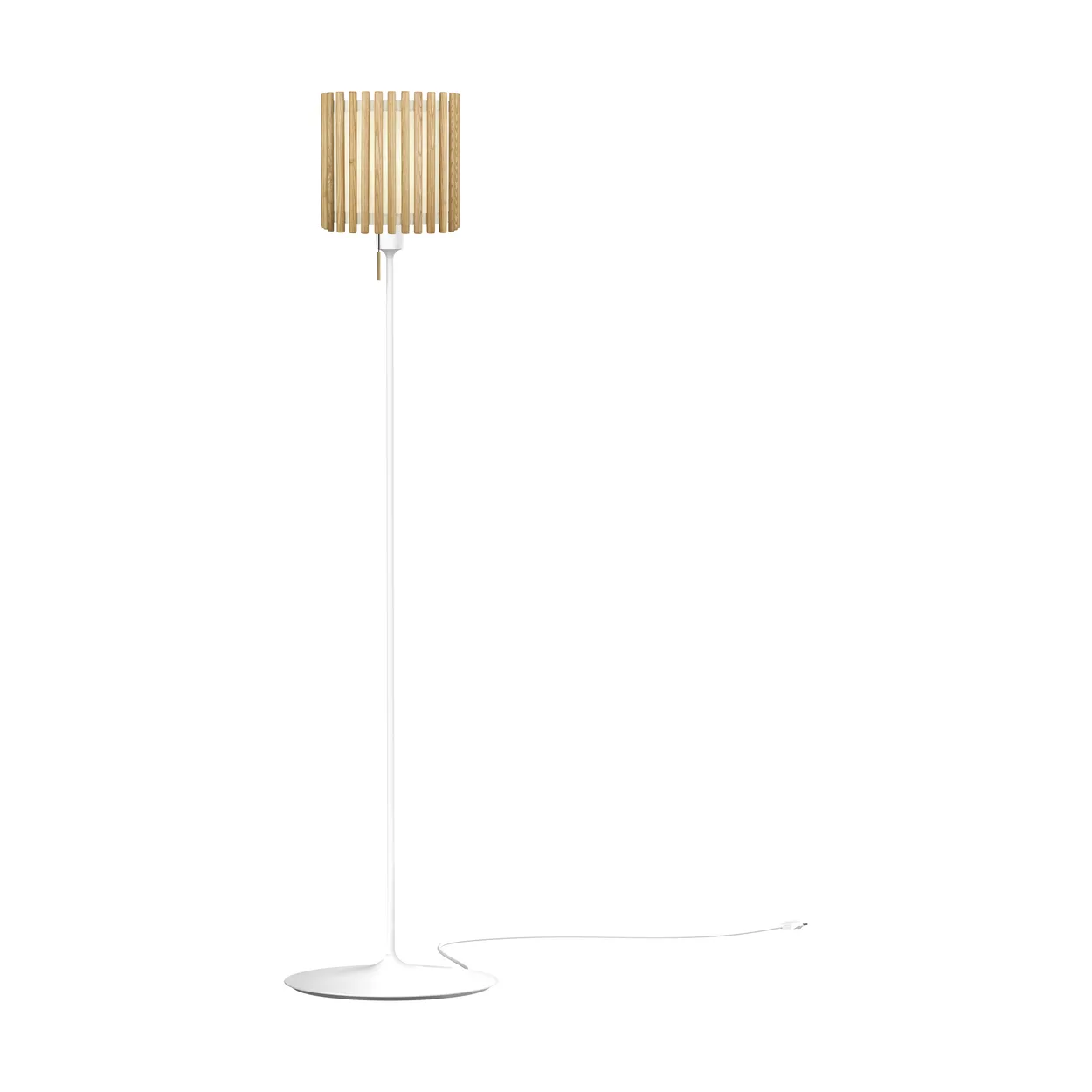 Umage Komorebi floor lamp medium Square oak-White | Scandinavian Design | Floor lamps | Brown