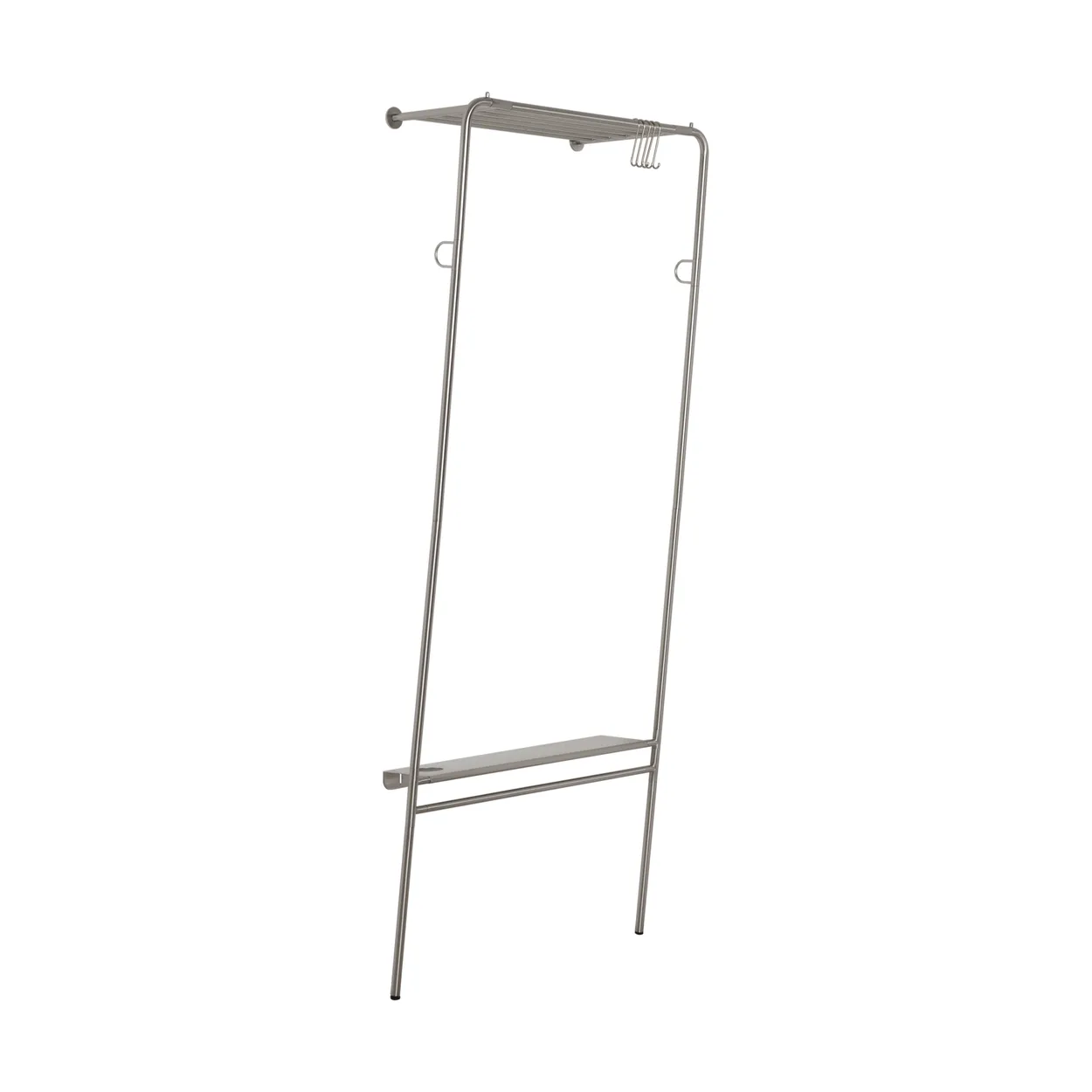 Umage Lean On Me hanger Steel | Scandinavian Design | Clothes racks, coat stands & hangers | Silver-coloured
