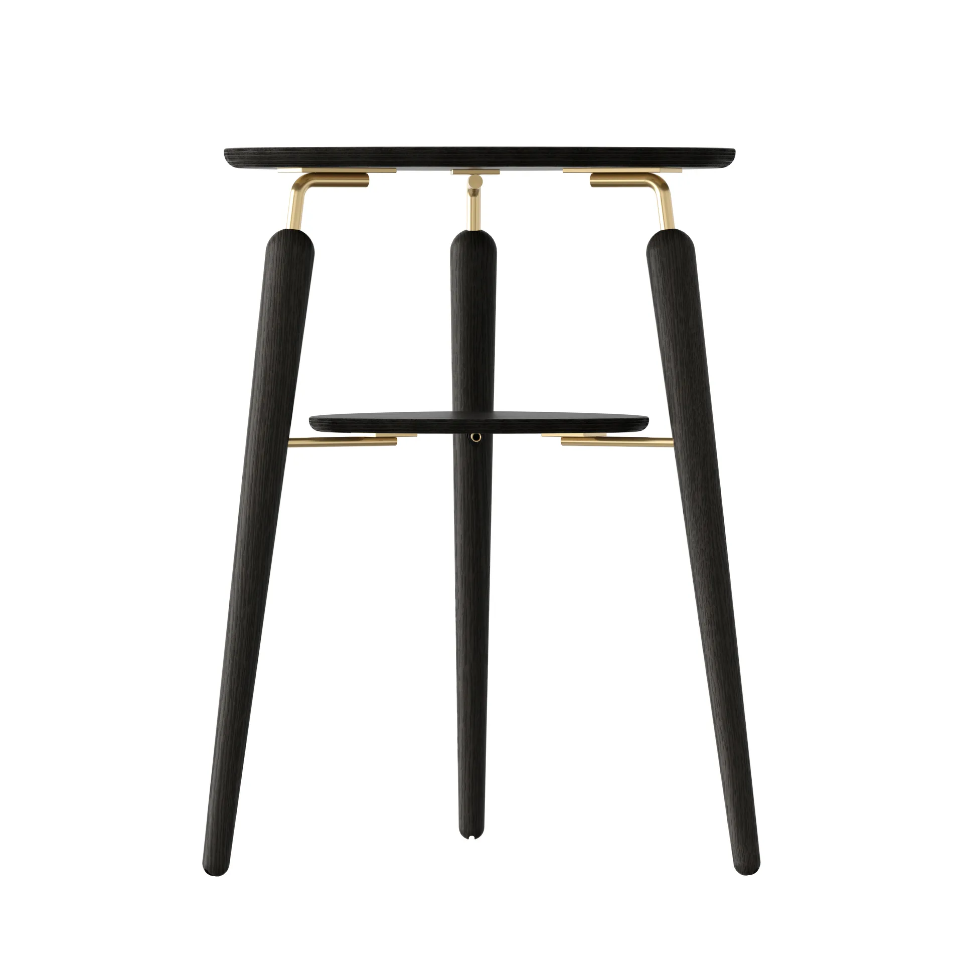 My Spot side table, Black oak-brass Umage