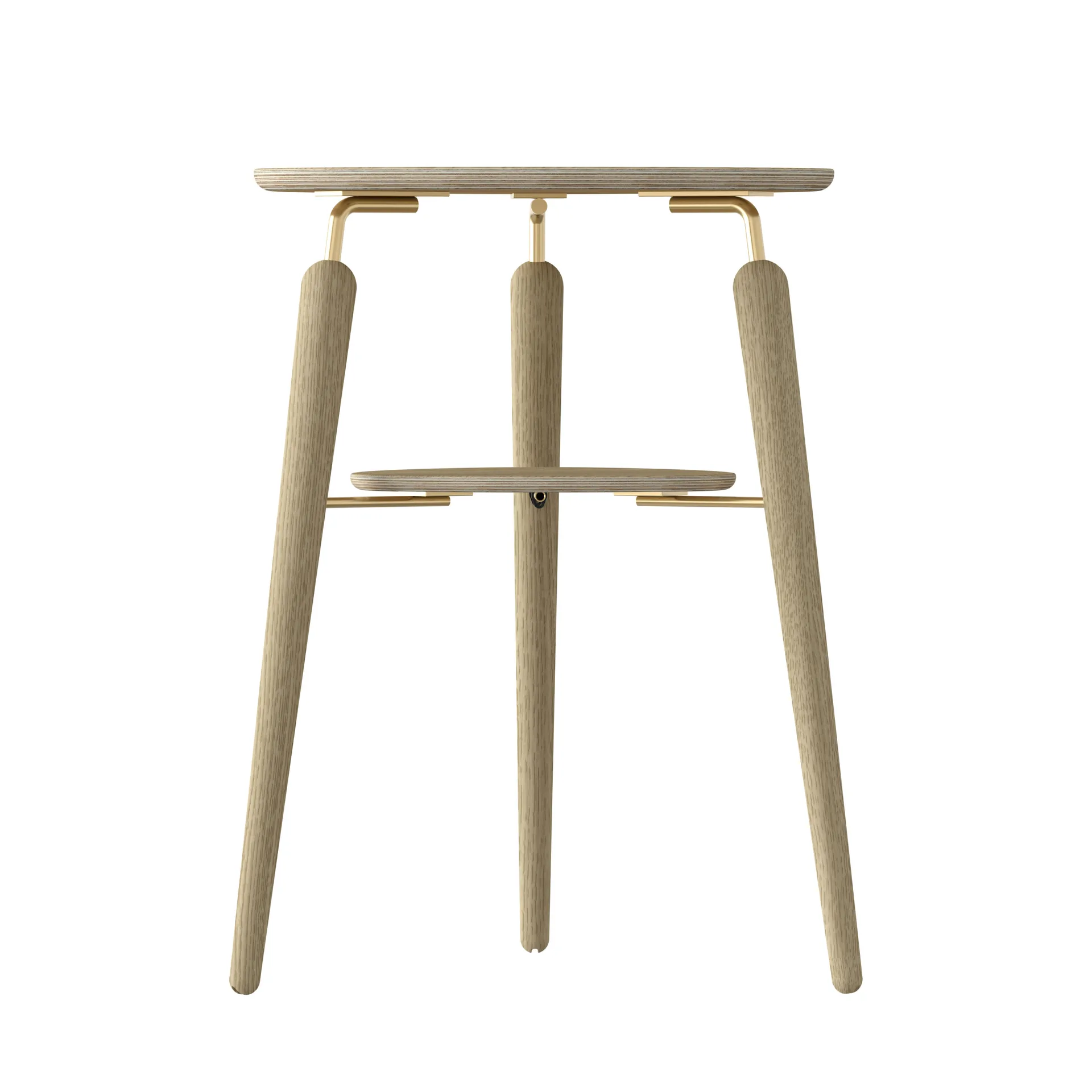 My Spot side table, Oak-bronze Umage