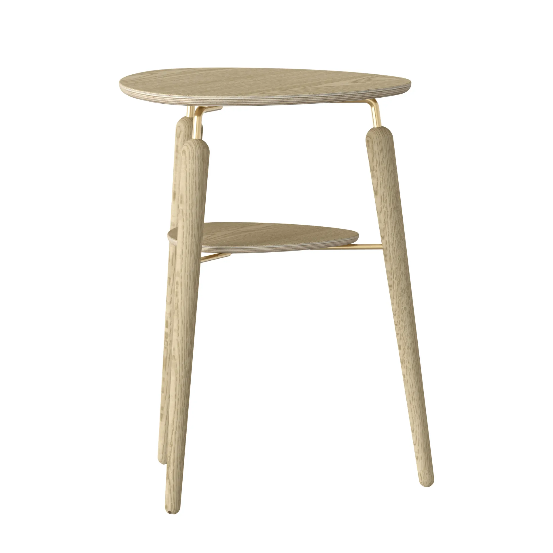 My Spot side table, Oak-bronze Umage
