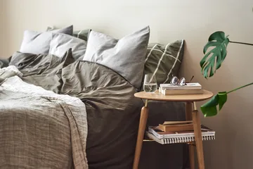 My Spot side table - Oak-bronze - Umage