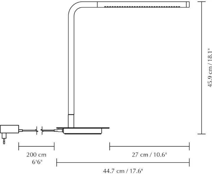 Omni Table table lamp, Steel Umage