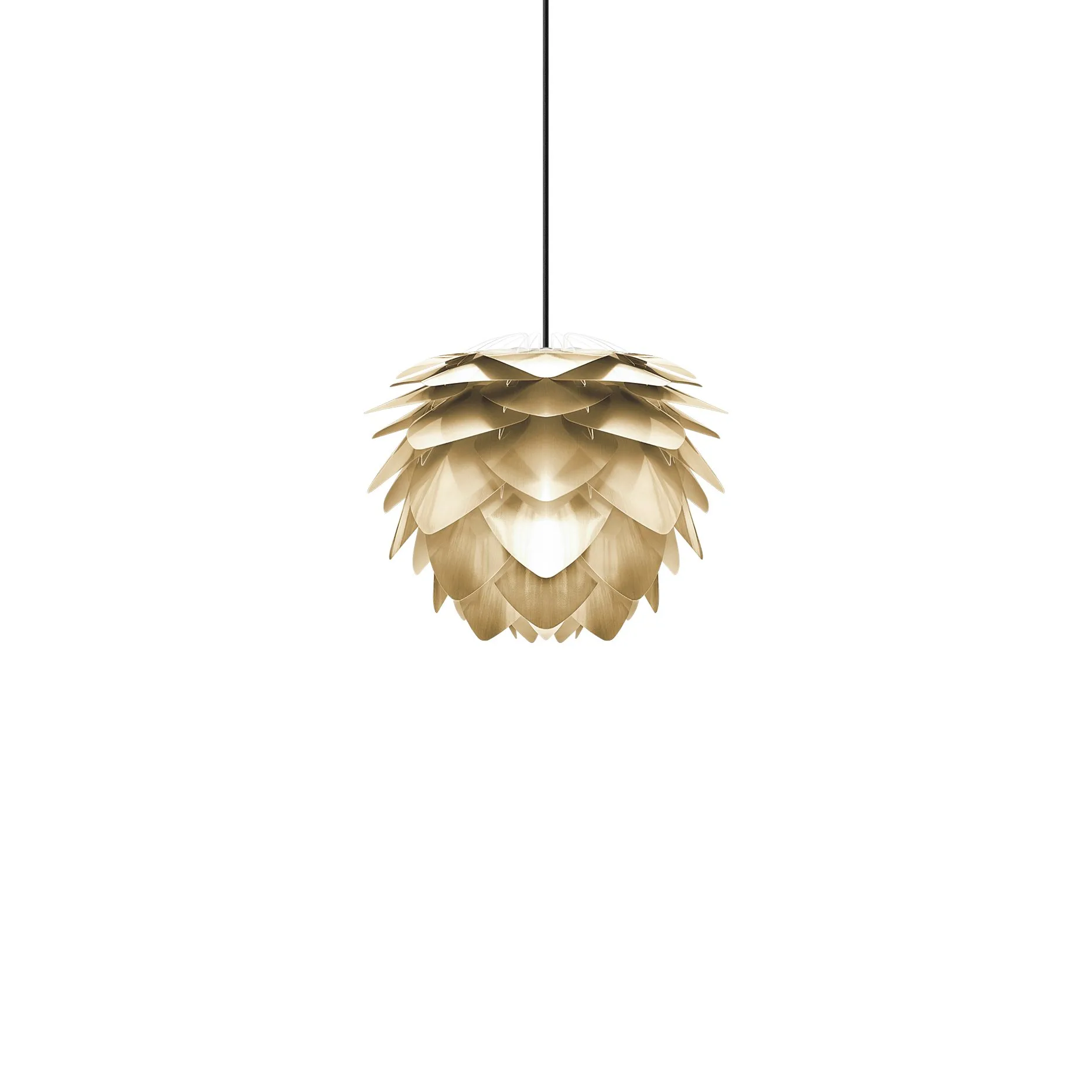 Silvia lamp brushed brass, Ø 34 cm Umage