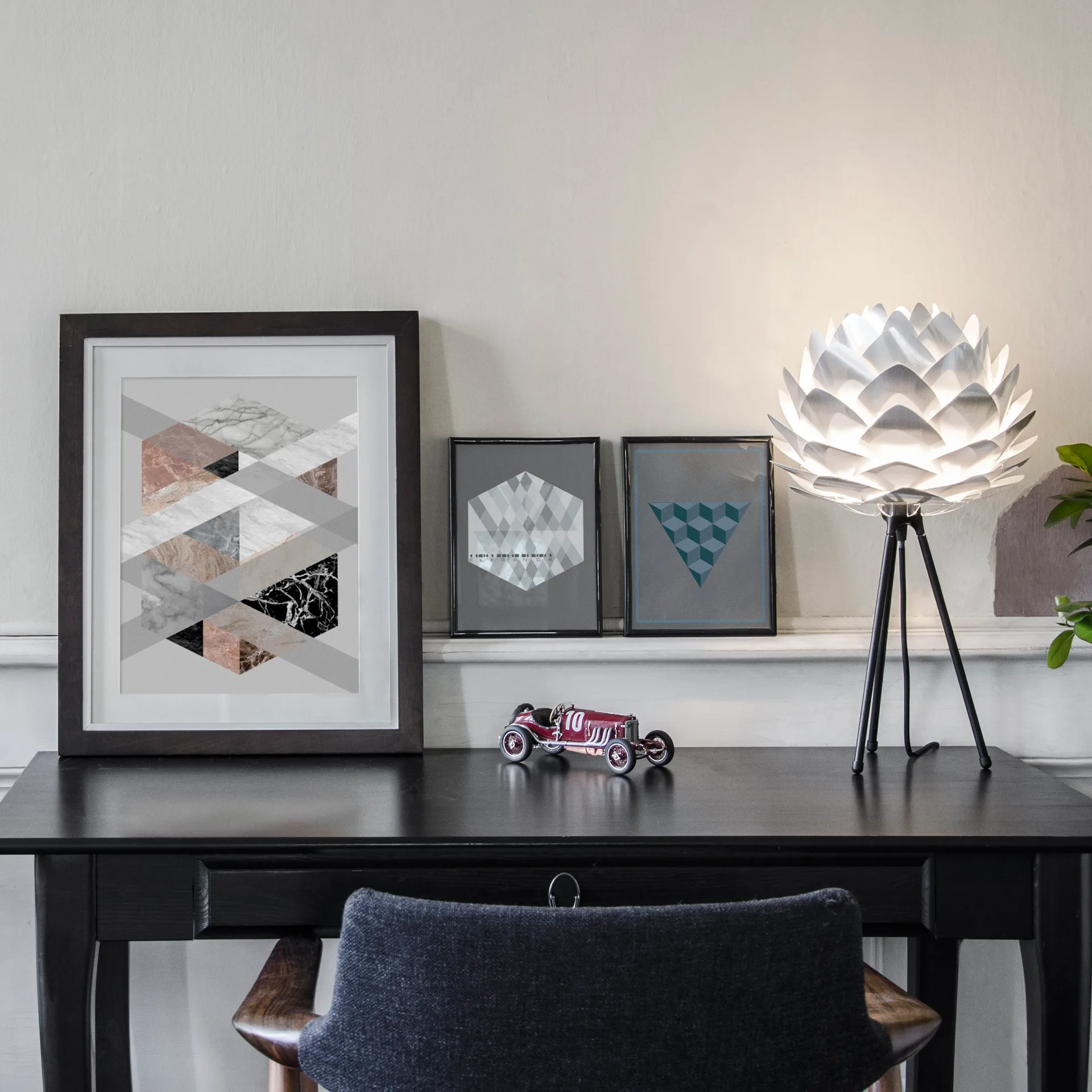 Silvia lamp steel, Ø 34 cm Umage