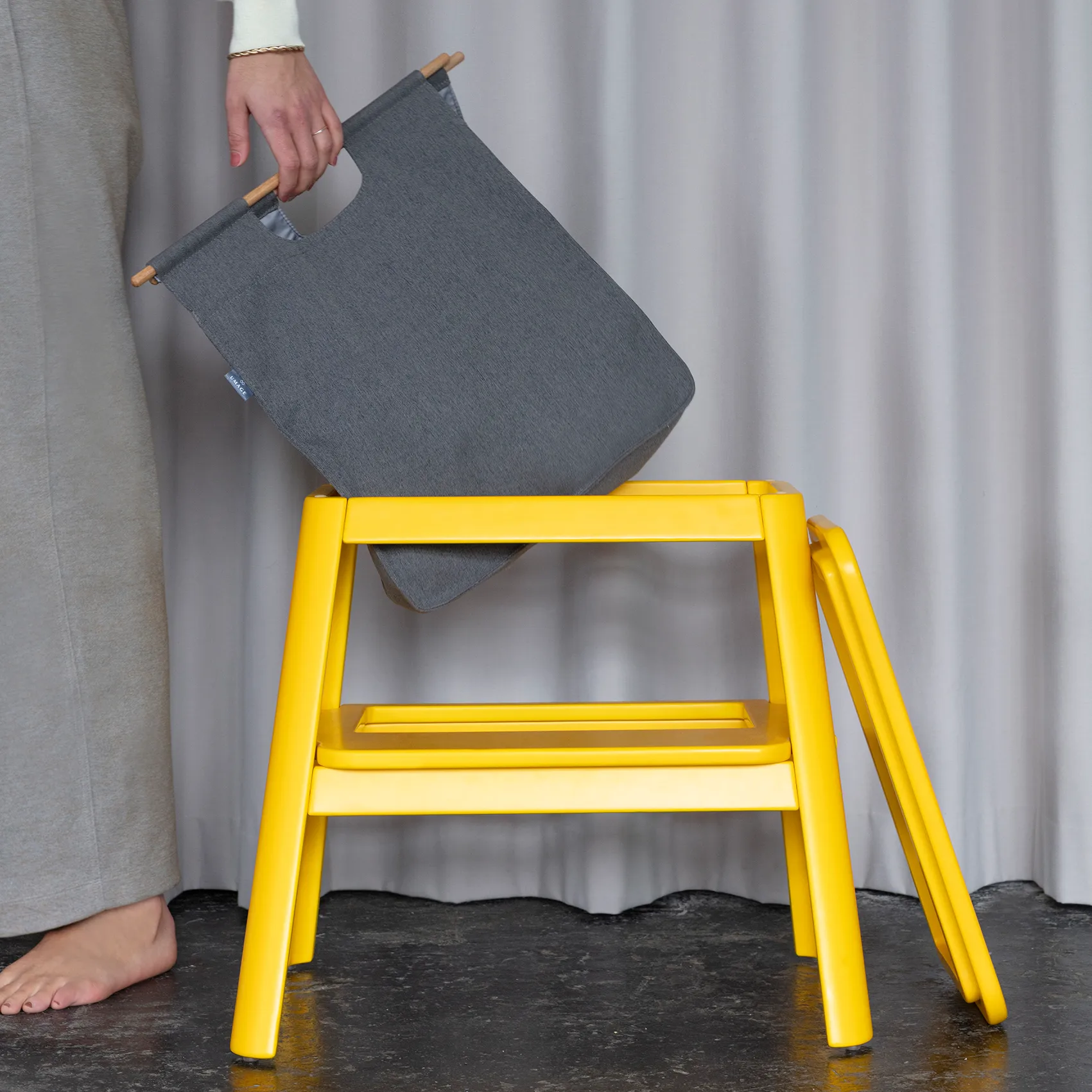 Step it up stool, saffron yellow Umage