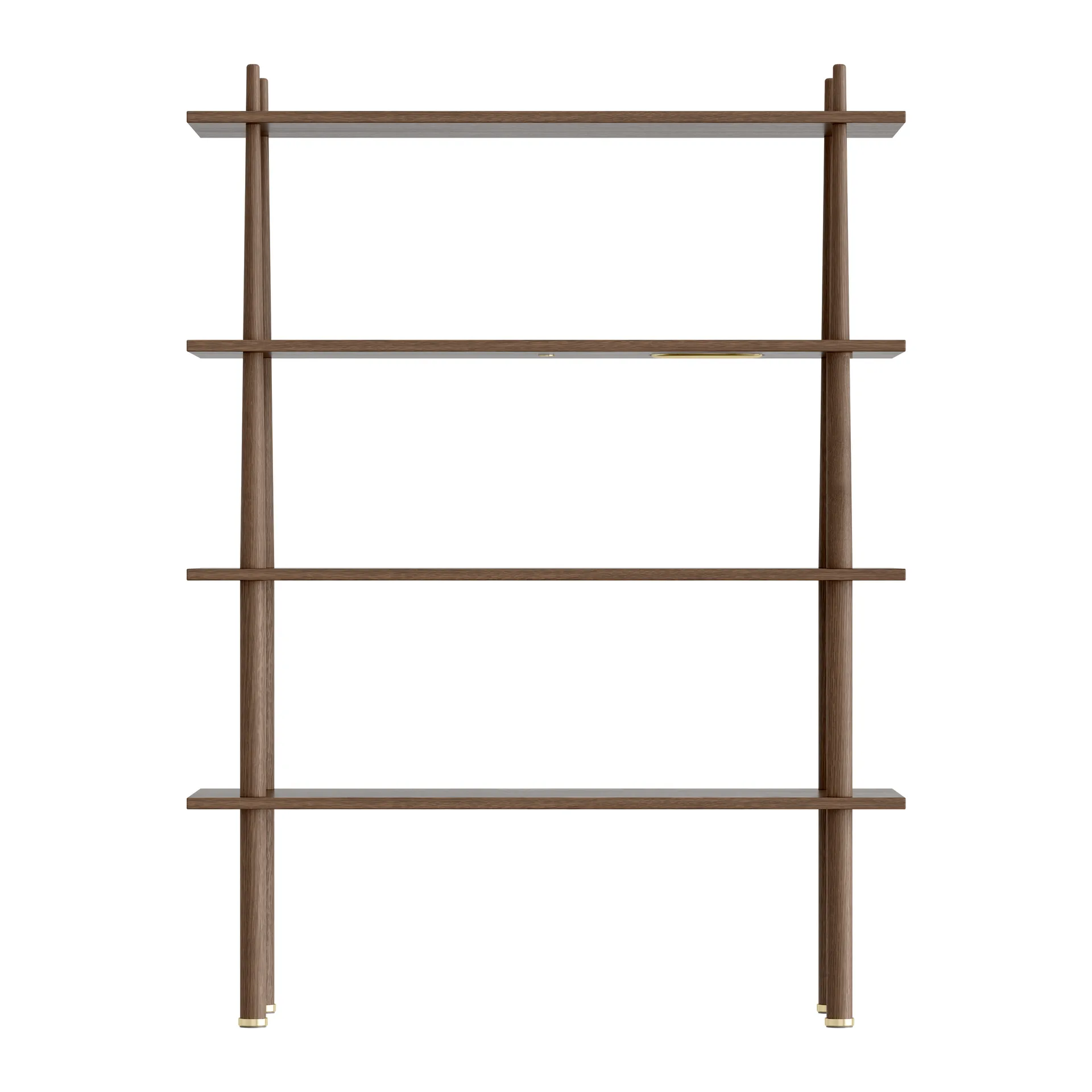 Stories Shelf with 4 shelves, Dark oak Umage