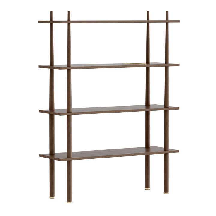 Stories Shelf with 4 shelves - Dark oak - Umage