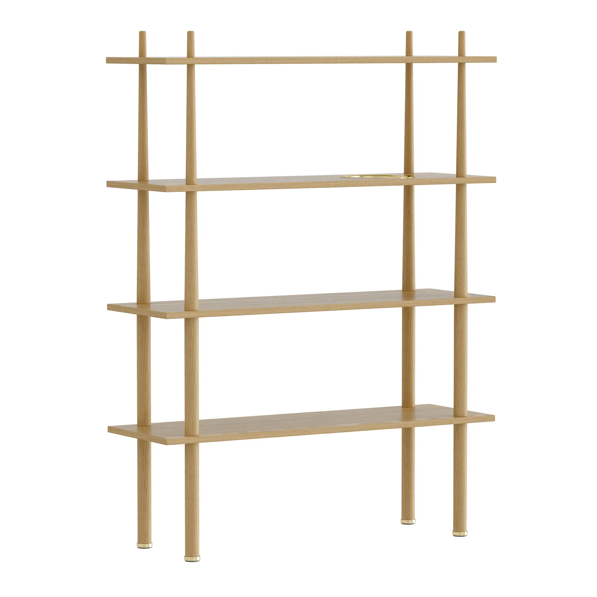 Stories Shelf with 4 shelves, Oak Umage